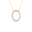  Oval pendant necklace - 18K Gold Lab-Grown Oval Diamond Pendant Necklace -  The Future Rocks  -    7 