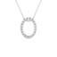  Oval pendant necklace - 18K Gold Lab-Grown Oval Diamond Pendant Necklace -  The Future Rocks  -    4 