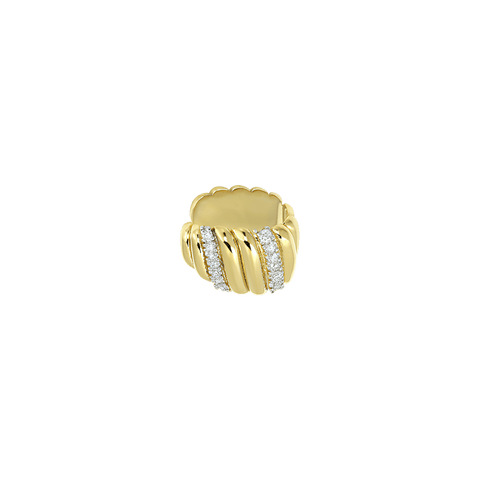  Palm ear cuff - 18K Recycled Gold Vermeil Palm Ear Cuff -  The Future Rocks  -    3 