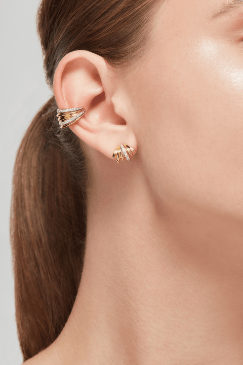 Palm mini hoop earrings - The Future Rocks