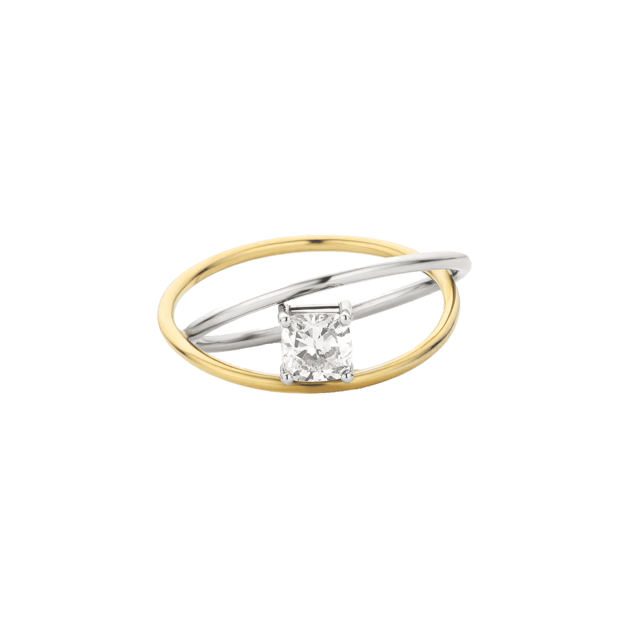  Parallax cushion ring - Parallax Half Carat Cushion Cut Diamond Ring -  The Future Rocks -    1 