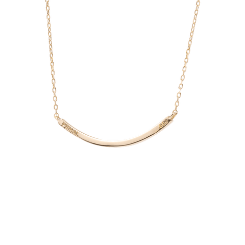 Pave long curve necklace - The Future Rocks