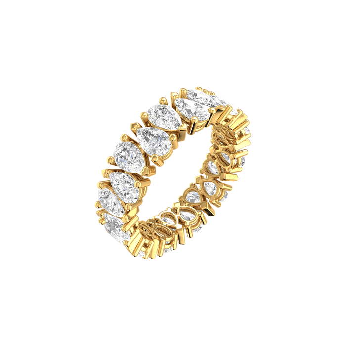  Pear eternity band - Pear Shaped Diamond Eternity Band -  The Future Rocks -    1 