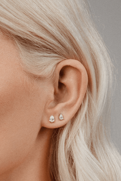 Pear piercing earring - The Future Rocks