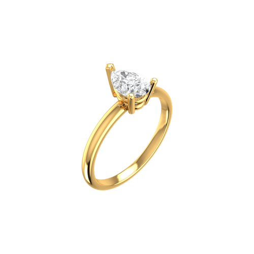  Pear solitaire ring - Pear Shaped Diamond Solitaire Ring -  The Future Rocks -    1 