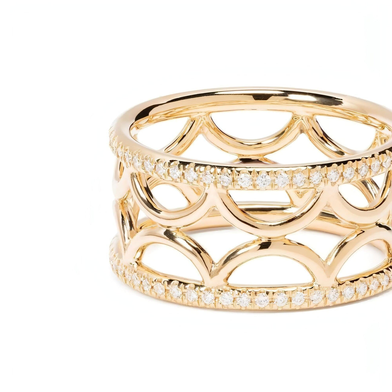  Perpétuel.le semi-pavée ring band - Perpétuel.le semi-pavée ring band -  The Future Rocks -    3 