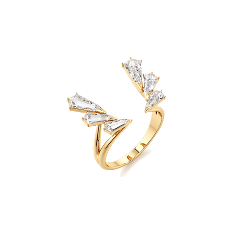  Phoenix open ring - Lab-Grown Diamond Phoenix Open Ring -  The Future Rocks  -    1 