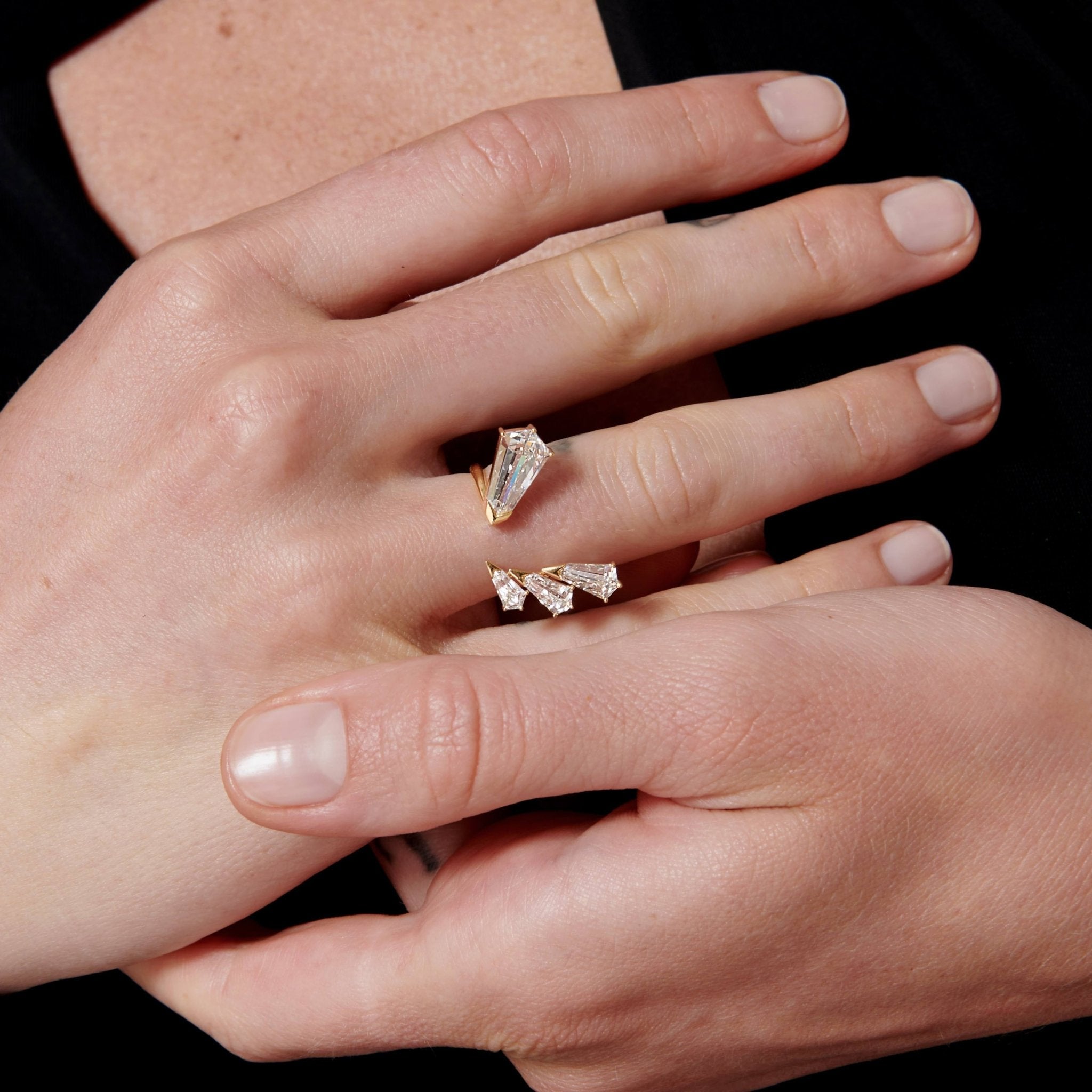  Phoenix open statement ring - Lab-Grown Diamond Phoenix Open Statement Ring -  The Future Rocks -    4 