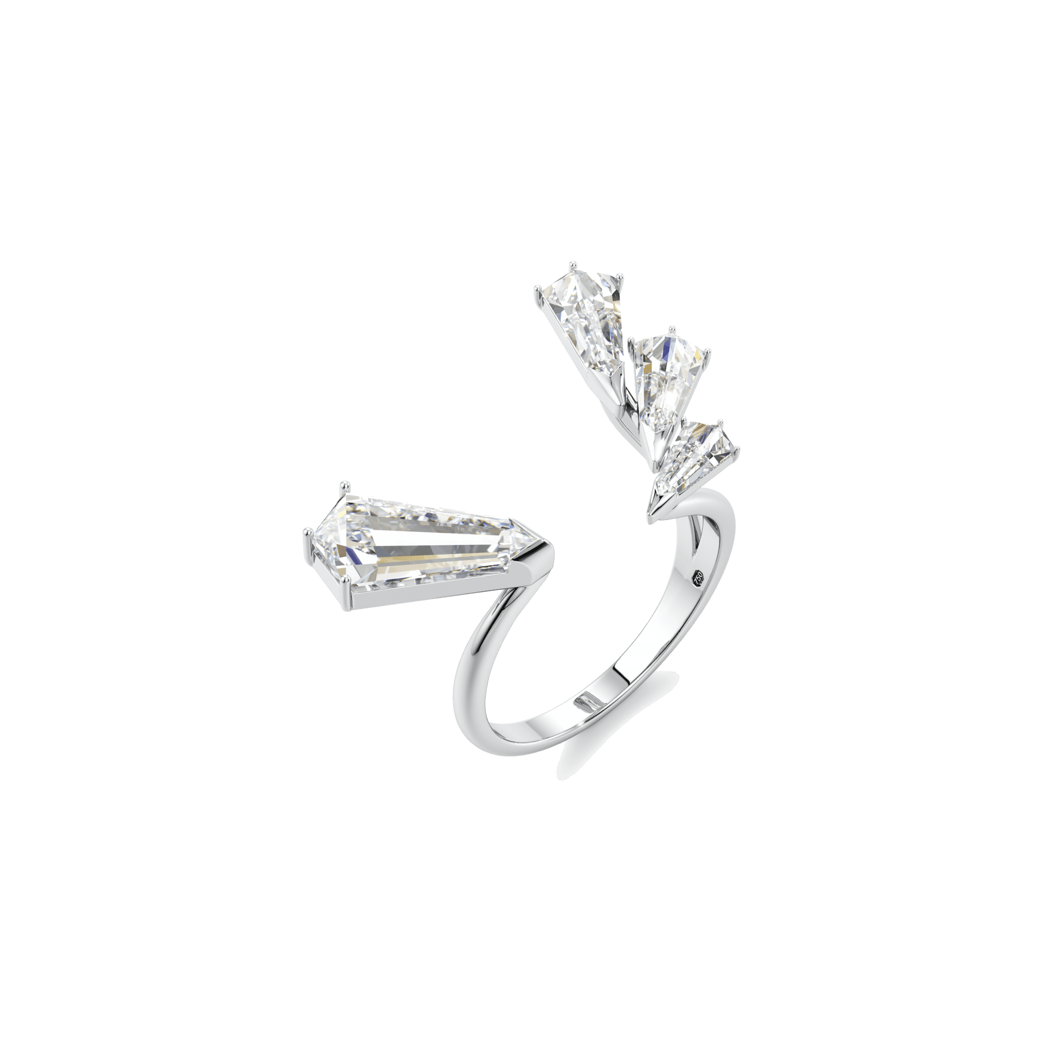  Phoenix open statement ring - Lab-Grown Diamond Phoenix Open Statement Ring -  The Future Rocks -    3 