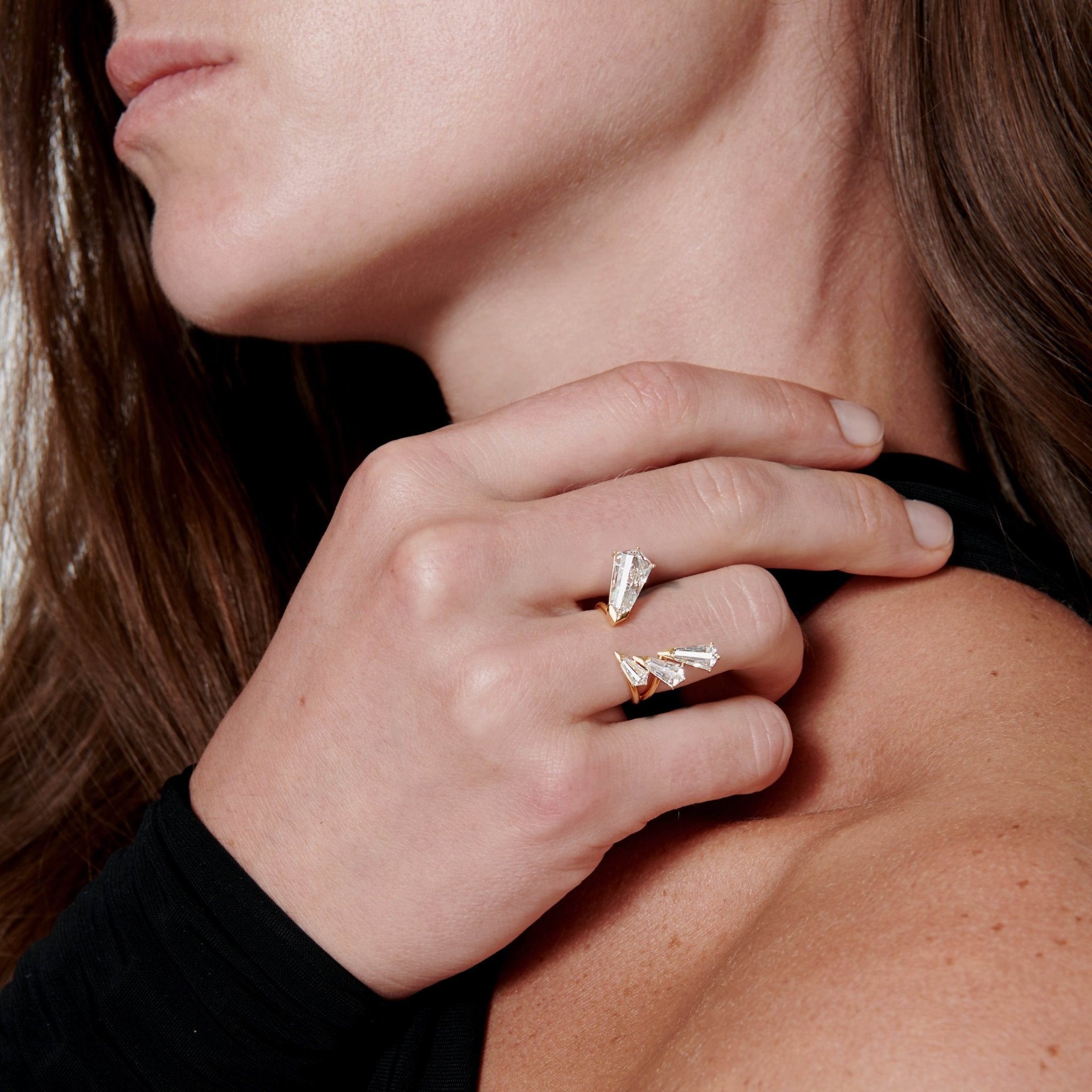  Phoenix open statement ring - Lab-Grown Diamond Phoenix Open Statement Ring -  The Future Rocks -    2 