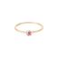  Pink bezel ring - Lab-Grown Pink Diamond Bezel Ring -  The Future Rocks  -    1 