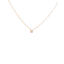 Pink solitaire necklace - The Future Rocks