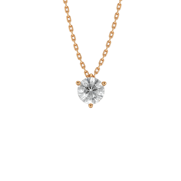  Pur.e necklace - Pur.e Lab-Grown Diamond Solitaire Necklace -  The Future Rocks -    1 