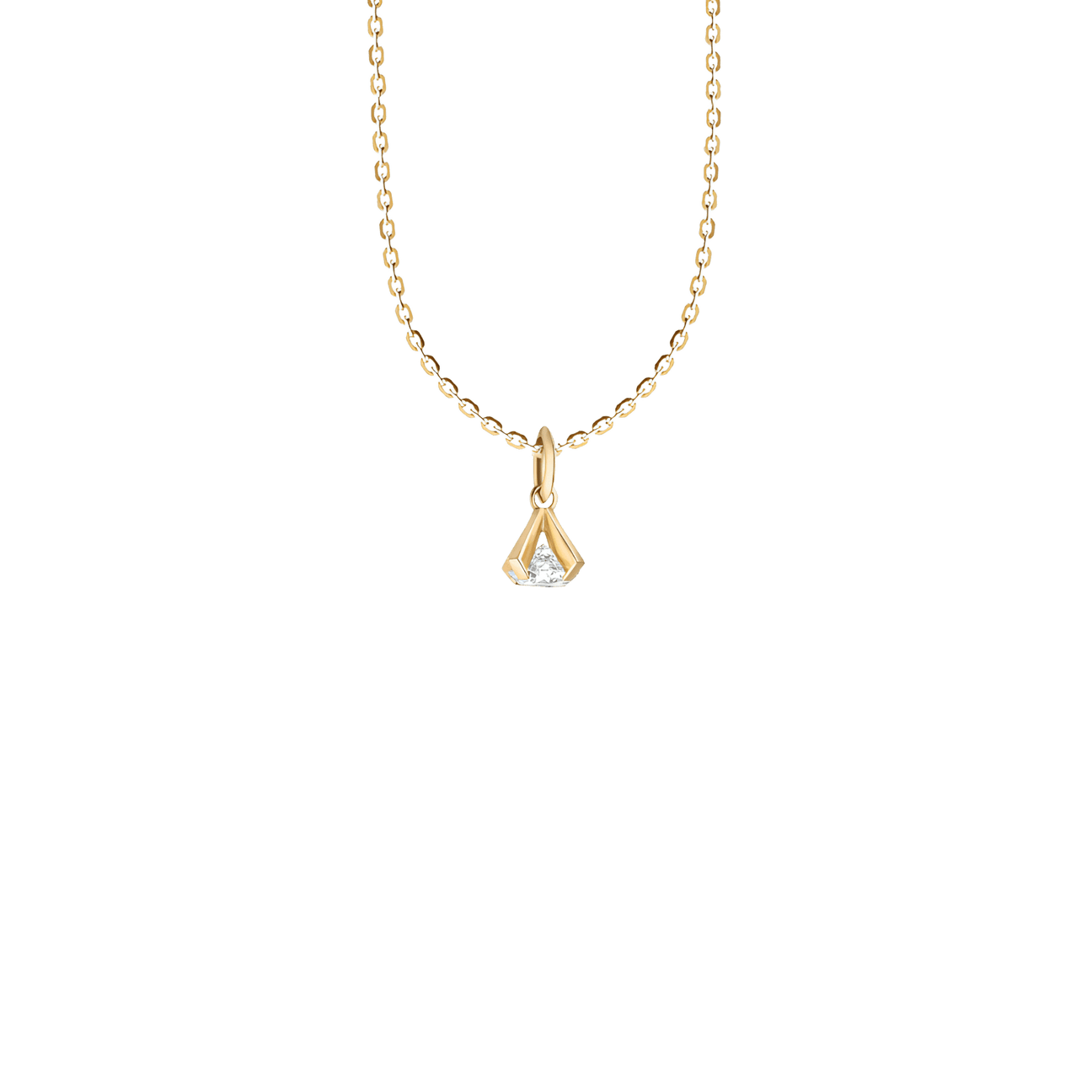  ReMind pendant necklace - ReMind 18K Gold Lab-Grown Diamond Pendant Necklace -  The Future Rocks -    1 