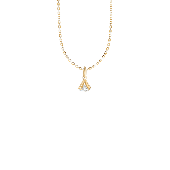  ReMind pendant necklace - ReMind 18K Gold Lab-Grown Diamond Pendant Necklace -  The Future Rocks -    1 