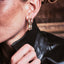 Ride & Love medium pavée earrings - The Future Rocks