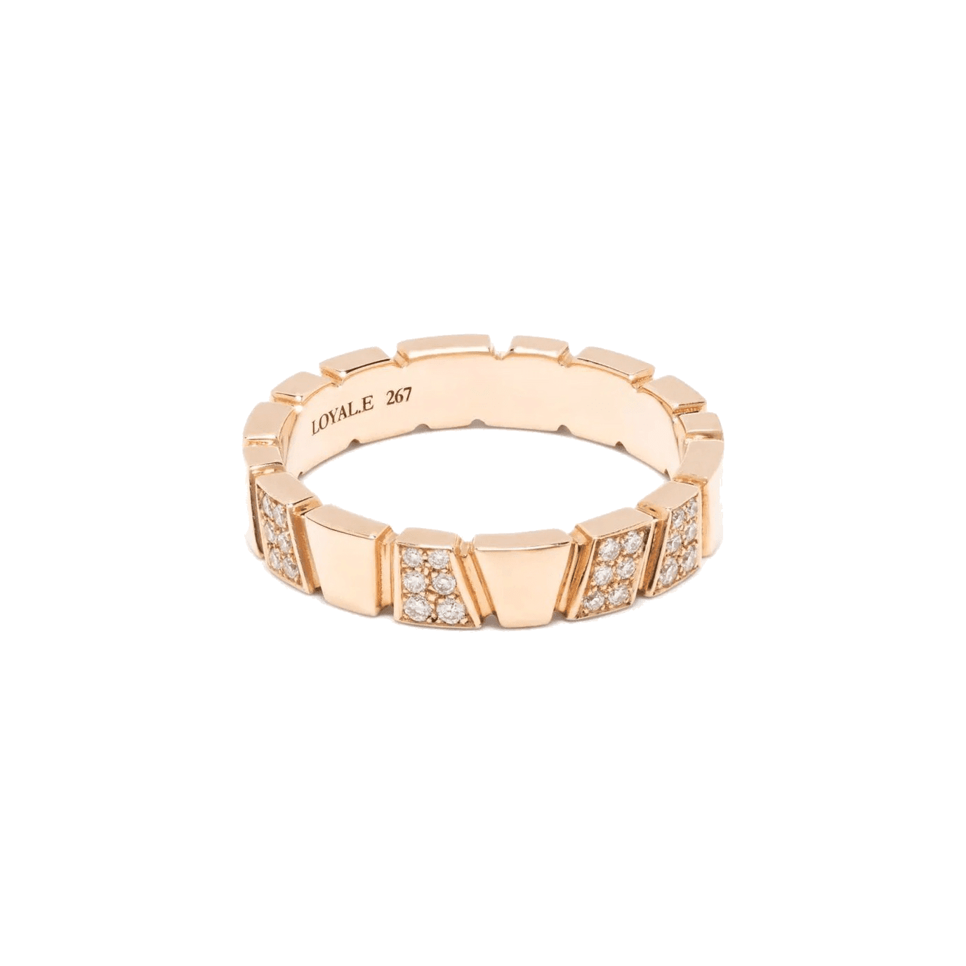  Ride+love oval semi-pavée ring - Ride & Love Oval Semi-Pavée Diamond Ring -  The Future Rocks -    1 