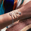 Ride & Love semi-pavé bangle bracelet - The Future Rocks