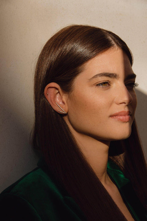  Romance earrings - Romance Lab-Grown Diamond Ear Climbers -  The Future Rocks  -    3 