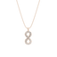 Sailor knot pendant necklace - Lab-Grown Diamond Infinity Necklace -  The Future Rocks  -    5 