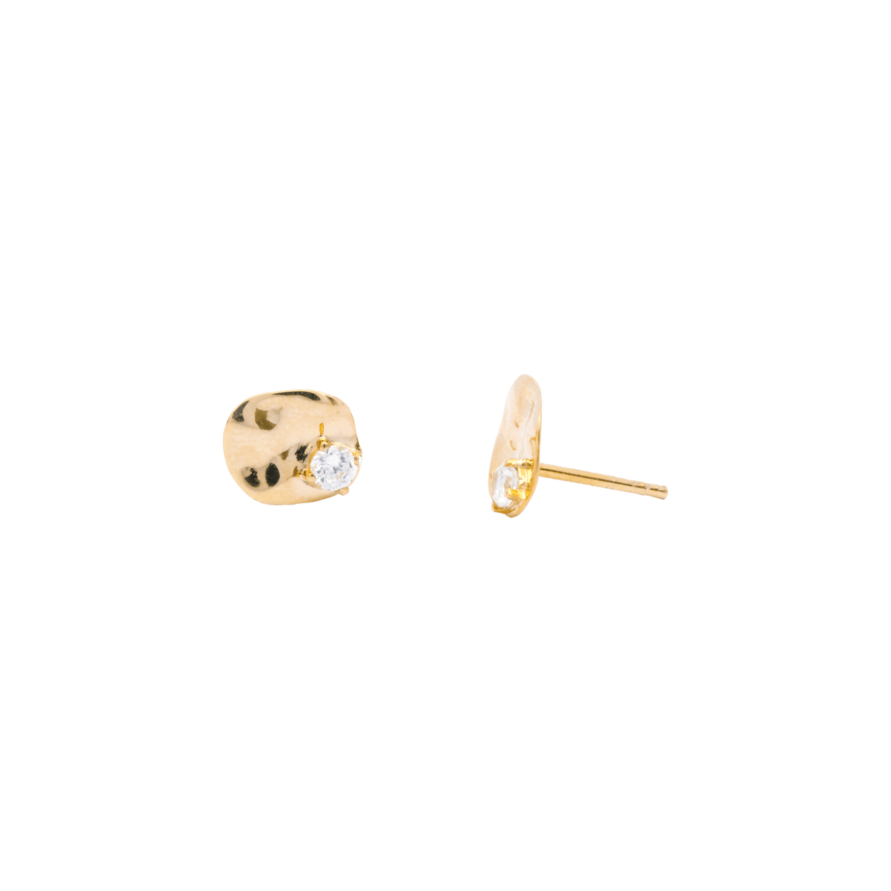  Salouen stud earrings - Salouen 18K Gold Lab-Grown Diamond Stud Earrings -  The Future Rocks -    1 