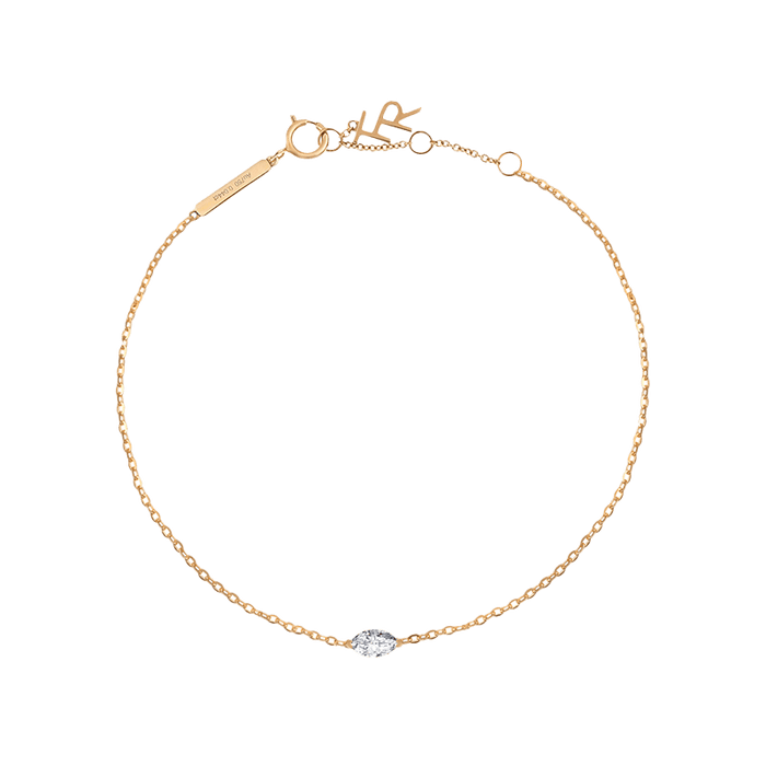  Saturn solitaire bracelet - Marquise Cut Lab-Grown Diamond Solitaire Bracelet -  The Future Rocks -    1 