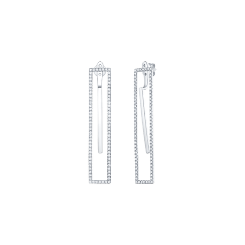  Skyline bold earrings - Lab-Grown-Diamond Skyline Bold Earrings -  The Future Rocks -    1 