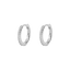  Small pave hoop earrings - Small Pave Diamond Hoop Earrings -  The Future Rocks  -    3 
