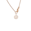  Solaris necklace - 18K Rose Gold Diamond Solitaire Pendant Necklace -  The Future Rocks  -    5 