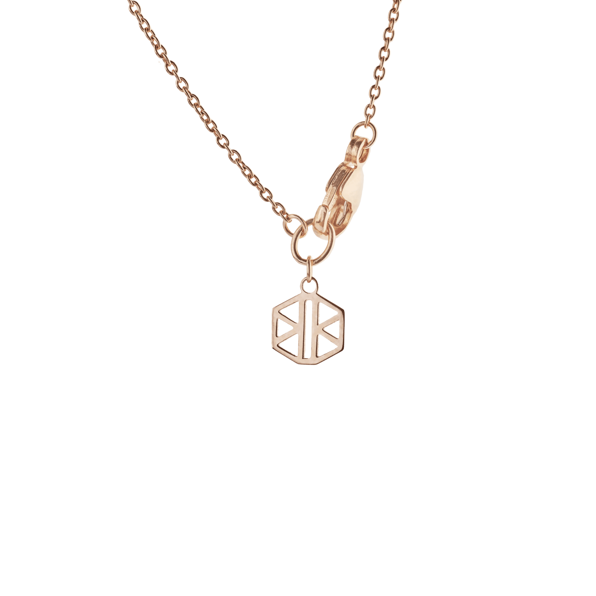  Solaris necklace - 18K Rose Gold Diamond Solitaire Pendant Necklace -  The Future Rocks -    5 