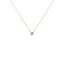  Solitaire necklace - 18K Gold Lab-Grown Diamond Solitaire Necklace -  The Future Rocks  -    7 