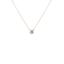  Solitaire necklace - 18K Gold Lab-Grown Diamond Solitaire Necklace -  The Future Rocks  -    5 