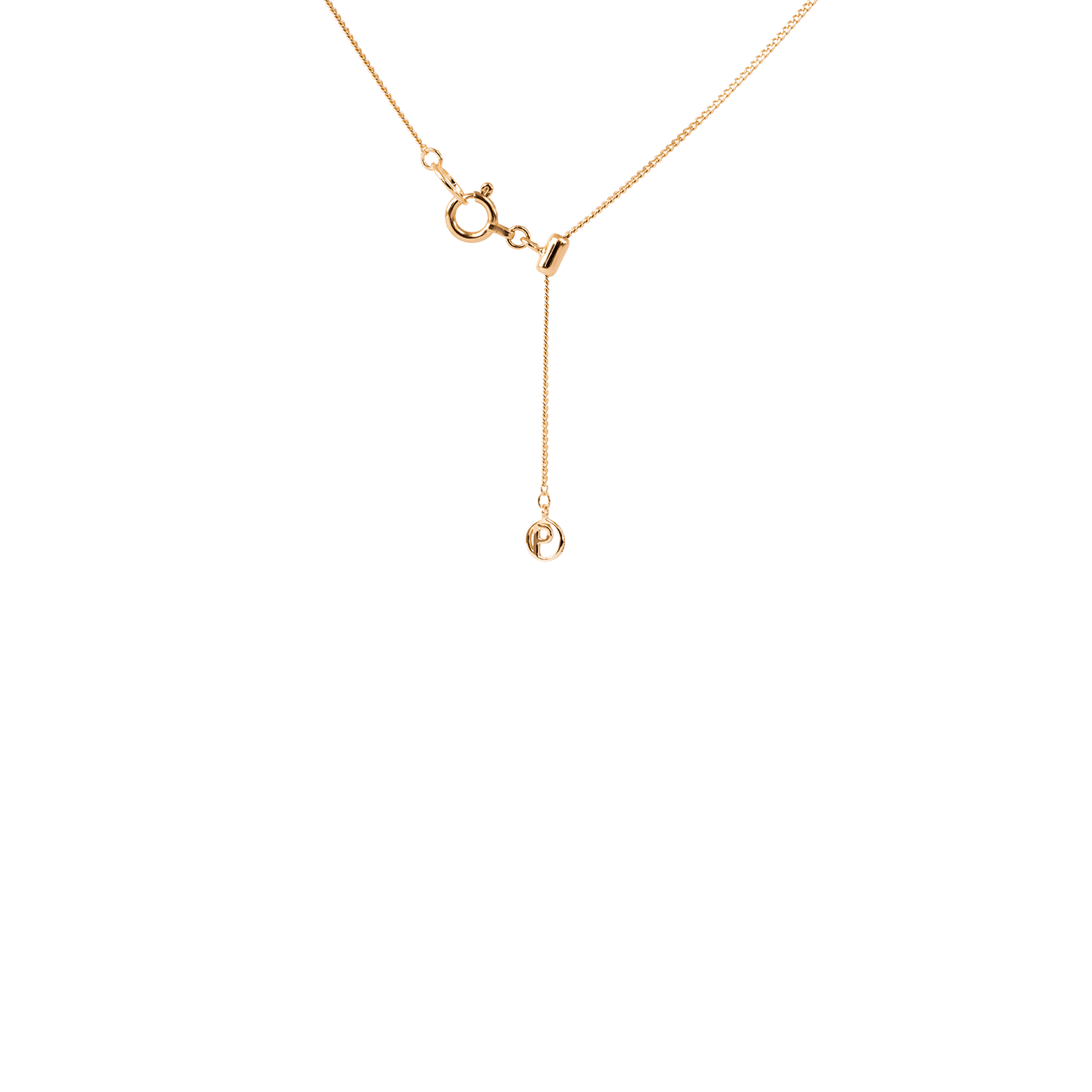  Solitaire necklace - 18K Gold Lab-Grown Diamond Solitaire Necklace -  The Future Rocks -    14 