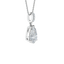  Solitaire pendant necklace - 2 Carat Pear Diamond Solitaire Pendant Necklace -  The Future Rocks  -    6 