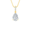  Solitaire pendant necklace - 2 Carat Pear Diamond Solitaire Pendant Necklace -  The Future Rocks  -    1 