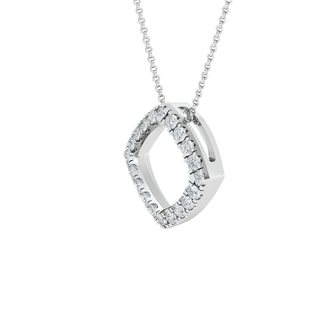Square pendant necklace - The Future Rocks