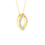  Square pendant necklace - 18K Gold Lab-Grown Diamond Square Pendant Necklace -  The Future Rocks  -    3 