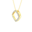  Square pendant necklace - 18K Gold Lab-Grown Diamond Square Pendant Necklace -  The Future Rocks  -    2 