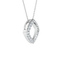  Square pendant necklace - 18K Gold Lab-Grown Diamond Square Pendant Necklace -  The Future Rocks  -    6 