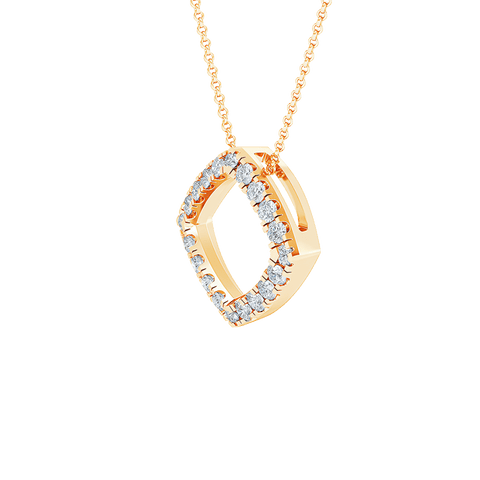Square pendant necklace - The Future Rocks