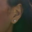  Sumin earrings - 18K Gold Sumin Lab-Grown Diamond Solitaire Earrings -  The Future Rocks  -    3 