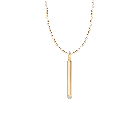  Sunbeam pendant necklace - Sunbeam Gold Bar Pendant Necklace -  The Future Rocks  -    1 