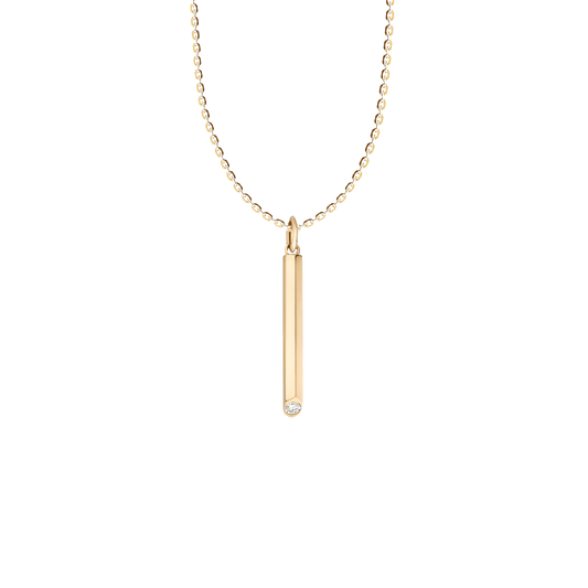  Sunbeam pendant necklace - Sunbeam Gold Bar Pendant Necklace -  The Future Rocks  -    1 