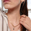  Sunray necklace - Sunray Gold Bar Chain Necklace -  The Future Rocks  -    3 