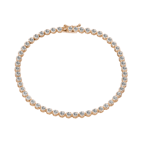  Tennis bracelet - 18K Recycled Gold Diamond Tennis Bracelet -  The Future Rocks  -    1 