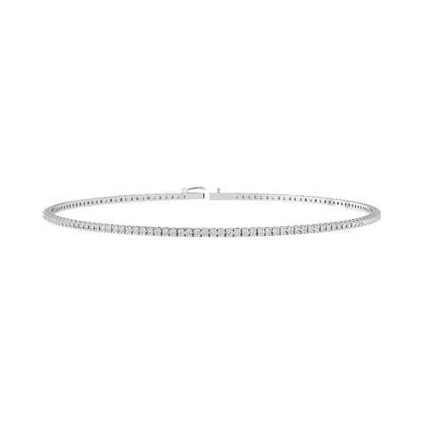  Tennis bracelet - 18K Gold Lab-Grown Diamond Tennis Bracelet -  The Future Rocks  -    4 