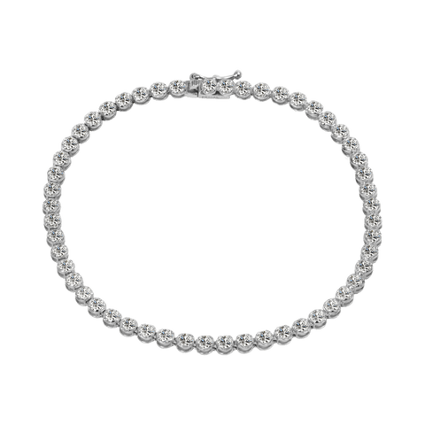  Tennis bracelet - 18K Recycled Gold Diamond Tennis Bracelet -  The Future Rocks  -    2 
