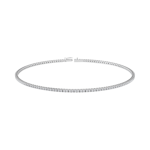  Tennis bracelet - 18K Gold Lab-Grown Diamond Tennis Bracelet -  The Future Rocks  -    5 