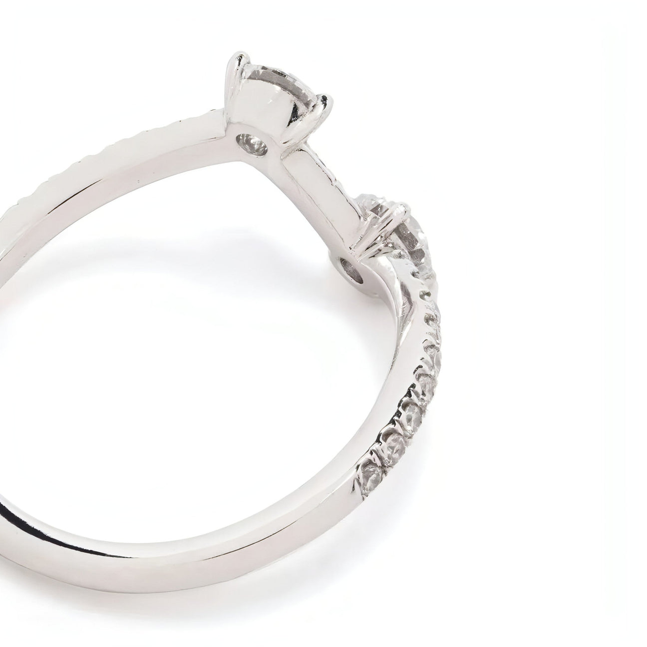  Toi+Moi pavée ring I - Toi+Moi pavée ring I -  The Future Rocks -    6 