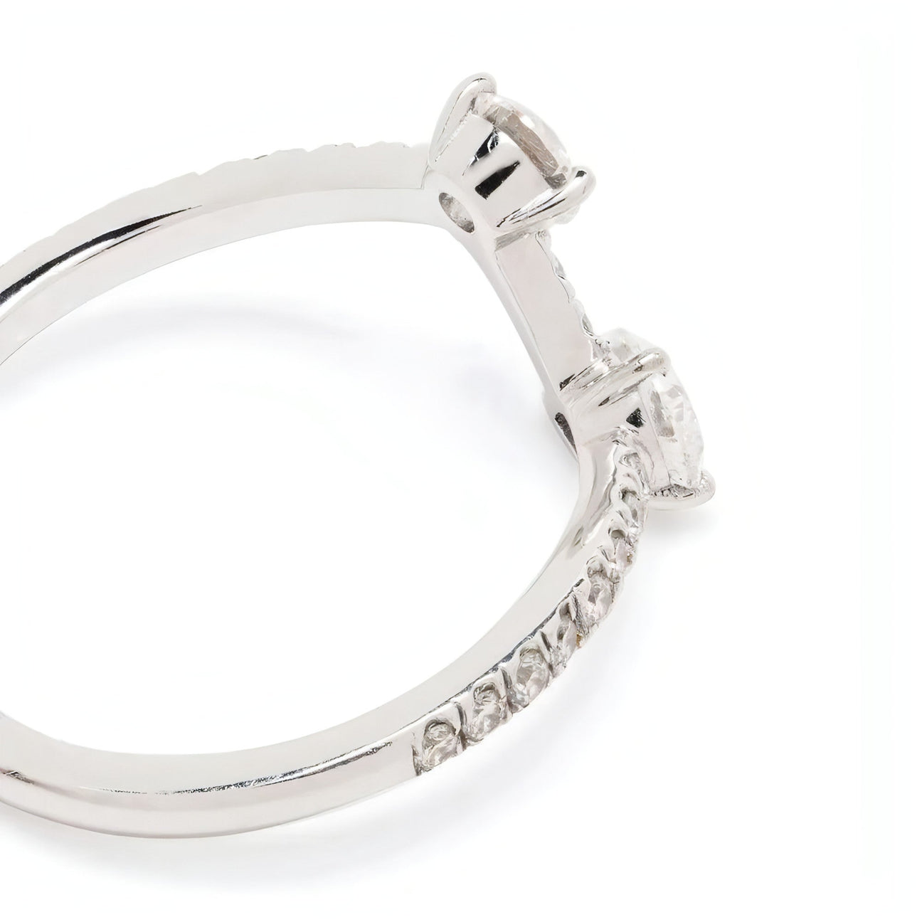  Toi+Moi pavée ring III - Toi+Moi pavée ring III -  The Future Rocks -    6 